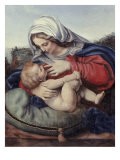 Madonna with the Green Cushion Giclee Print by Andrea Solario