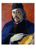 Self Portrait with Palette Giclee Print by Paul Gauguin Self Portrait with Palette Giclee Print by Paul Gauguin