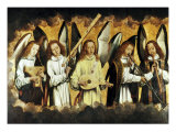 Choir of Angels reproduction procédé giclée par Hans Memling