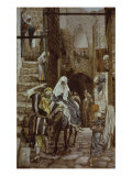 Joseph Seeks Lodging at Bethlehem Giclee Print by James Tissot