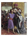 Finding Jesus in the Temple, Detail reproduction procédé giclée par William Holman Hunt