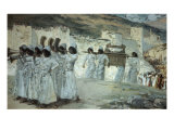The Seven Trumpets of Jericho Giclee Print by James Tissot
