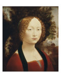 Ginevra De'Benci Reproduction procédé giclée par Leonardo da Vinci 