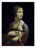 Portrait of Cecilia Gallerani (Lady with an Ermine) Wydruk giclee autor Leonardo da Vinci Portrait of Cecilia Gallerani (Lady with an Ermine) Wydruk giclee autor Leonardo da Vinci