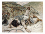 David Cuts off the Head of Goliath reproduction procédé giclée par James Tissot