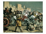 Jehoram is Pierced with an Arrow Giclee Print by James Tissot