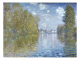 Autumn in Argenteuil Giclee Print by Claude Monet