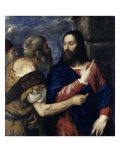 The Tribute Money, 1560-1568 Lámina giclée por Titian (Tiziano Vecelli)