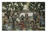 Holiday, the Picnic Giclee Print by Maurice Brazil Prendergast
