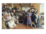 Finding Jesus in the Temple reproduction procédé giclée par William Holman Hunt