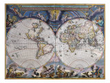 Nova et Accuratissima Totius Giclée-tryk af Joan Blaeu Nova et Accuratissima Totius Giclée-tryk af Joan Blaeu