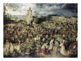 The Procession to Calvary Giclee Print by Pieter Bruegel the Elder The Procession to Calvary Giclee Print by Pieter Bruegel the Elder