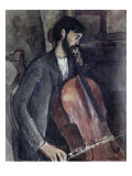 The Cello Player Giclee Print by Amedeo Modigliani