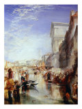 Le Grand Canal, Venise reproduction procédé giclée par William Turner