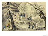 Landing of the Pilgrims at Plymouth 11Th Dec 1620 Giclee Print by Currier & Ives 