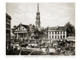 Stpaul's Church and Broadway Stages Giclee Print Stpaul's Church and Broadway Stages Giclee Print