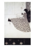 Seated Woman Giclee Print by Aubrey Beardsley