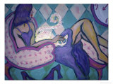 Do You Like My Cat Giclee Print by Gina Bernardini