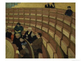 Third Level at the Theatre in Chatelet Giclee Print by Félix Vallotton