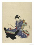 Mokkin - Wooden Xylophone Lámina giclée por Toyokuni