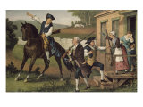 Minute Men of the Revolution Giclee Print by Currier & Ives 