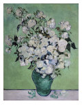 Vase de roses reproduction procédé giclée par Vincent van Gogh