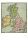 British Isles-1832 Giclee Print British Isles-1832 Giclee Print