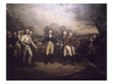 Surrender of General Burgoyne at Saratoga New Giclee Print by John Trumbull