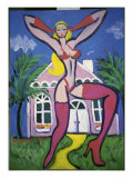 The Dollhouse Giclee-trykk av Gina Bernardini