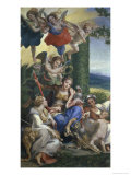 Allegory of the Virtues reproduction procédé giclée par Correggio 