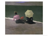 Plage a Etretat (Sur la Plage) Giclee Print by Félix Vallotton