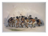 Buffalo Dance Giclée-Druck von George Catlin