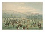 An Indian Ball-Play reproduction procédé giclée par George Catlin