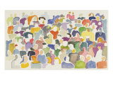 Crowd #15 Giclee Print by Diana Ong Crowd #15 Giclee Print by Diana Ong