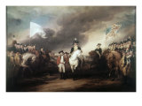Surrender of Lord Cornwallis, 10/19/1781 Stampa giclée di John Trumbull Surrender of Lord Cornwallis, 10/19/1781 Stampa giclée di John Trumbull
