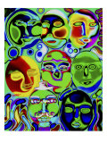 Moonshine Lámina giclée por Diana Ong