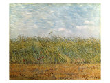 Champ de blé avec une alouette Reproduction procédé giclée par Vincent van Gogh