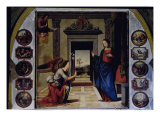 Annonciation reproduction procédé giclée par Mariotto Albertinelli