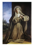 Saint Margarita Da Cortona Giclee Print by Guercino (Giovanni Francesco Barbieri) 