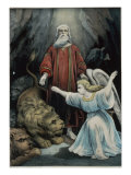 Daniel in the Lions' Den Giclee Print by Currier & Ives Daniel in the Lions' Den Giclee Print by Currier & Ives