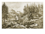 Gold Mining in California Giclee Print by Currier & Ives Gold Mining in California Giclee Print by Currier & Ives