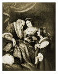 Esther Asks for Mercy for Her and Her People Giclee Print by Bernardo Strozzi
