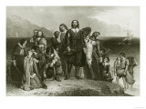 First Landing of the Pilgrims, 1620 Giclee Print First Landing of the Pilgrims, 1620 Giclee Print
