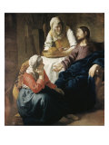Christ in the House of Martha and Mary Giclée-tryk af Jan Vermeer Christ in the House of Martha and Mary Giclée-tryk af Jan Vermeer