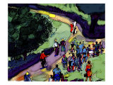 Evening Stroll Giclee Print by Diana Ong