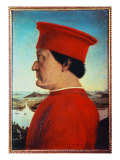 Federico Da Montefeltro-Duke of Urbino reproduction procédé giclée par Piero della Francesca 