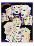 Womans' Group Giclee Print by Diana Ong
