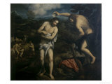 Jesu dåp Giclee-trykk av Paris Bordone Jesu dåp Giclee-trykk av Paris Bordone