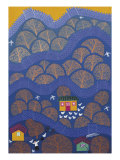 The Great Wall in Winter Giclee Print by Chen Jia Qi 