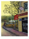 Le Cafe de la Mairie Impressão giclée por Isy Ochoa Le Cafe de la Mairie Impressão giclée por Isy Ochoa